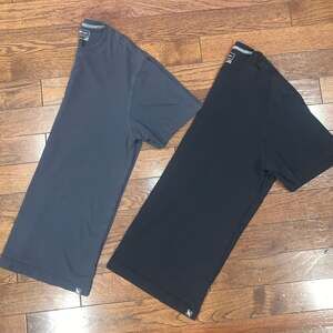 Eddie Bauer Men’s T-Shirt‎ Lot of 2 Size XL Black & Gray Short Sleeve